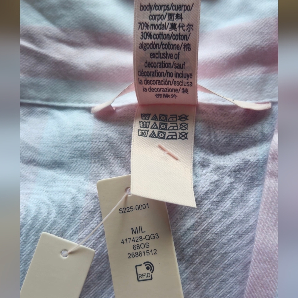 Victoria Secret Modal Cotton Long Robe Size M/L NWT - Picture 7 of 10